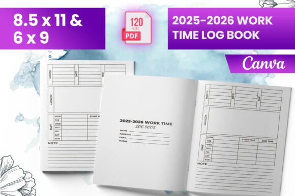 2025-2026 Work Time Log Book KDP: A Practical Tool for Tracking Productivity