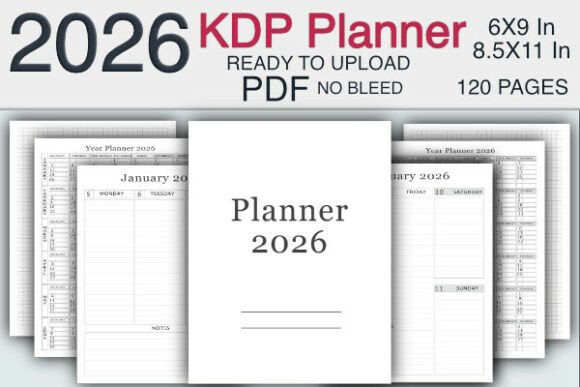 2026 Planner KDP Interior PDF Vertical: A Practical Guide for Amazon KDP Authors