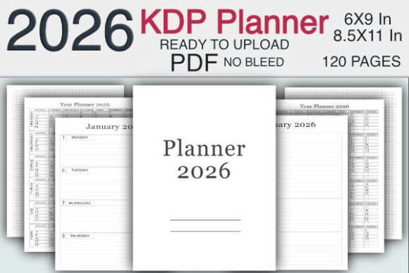 2026 Planner Week to View KDP Interior: A Practical Tool for Productivity and Planning