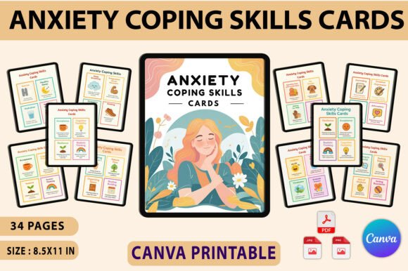 Anxiety Coping Skills Cards