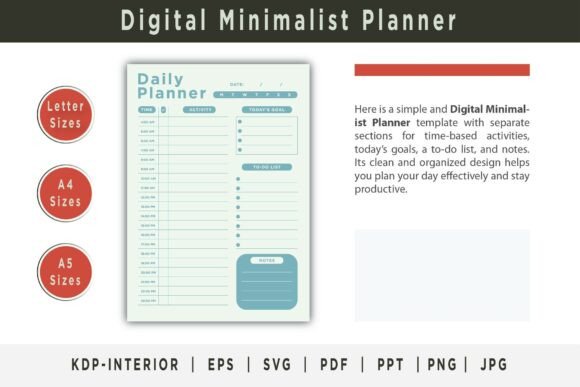 Digital Minimalist Planner: A Clean Approach to Organization