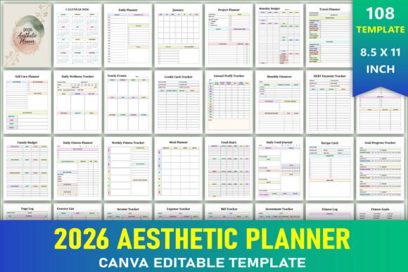 Editable 2026 Aesthetic Planner: A Comprehensive Guide to Organizing Your Year