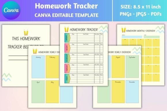 Editable Homework Tracker: A Practical Tool for Student Organization