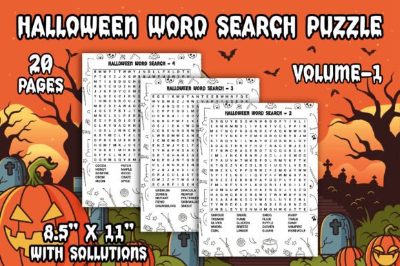 Get Into the Halloween Spirit with This Fun and Relaxing Word Search Puzzle Book