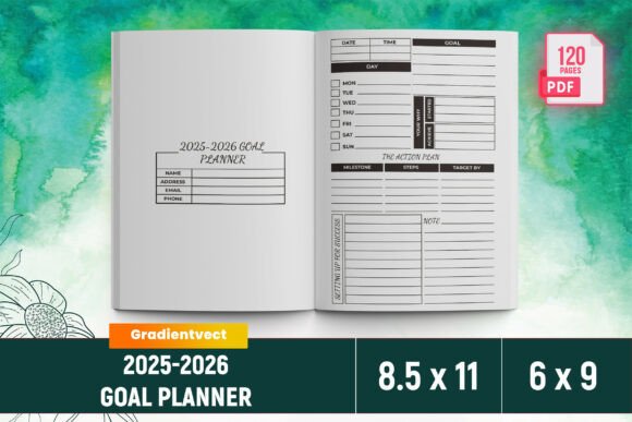 KDP 2025-2026 Goal Planner Canva: A Practical Tool for Aspiring Authors