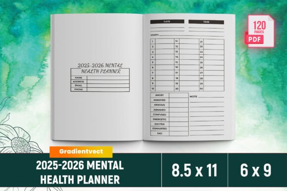 KDP 2025-2026 Mental Health Planner