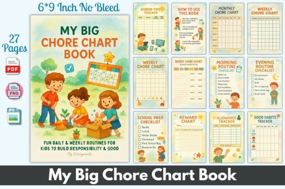 My Big Chore Chart Book – Transforming Daily Routines into Fun Challenges