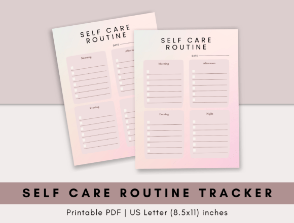 Self Care Routine Tracker KDP Planner: A Practical Guide to Daily Wellness