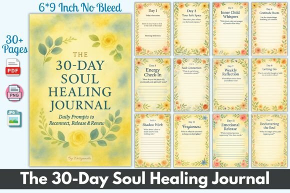The 30-Day Soul Healing Journal: A Path to Inner Peace and Transformation